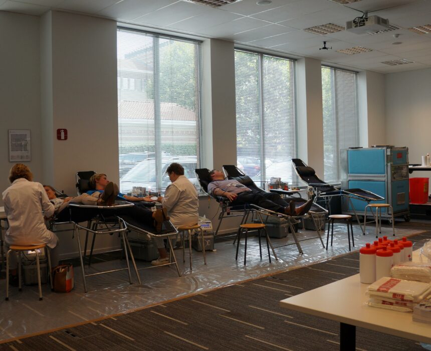 Blood collection at Greenhouse Mechelen